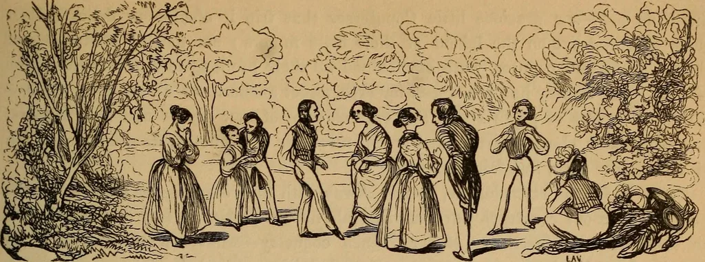 An illustration from Pictures of the French: a series of literary and graphic delineations of French character, 1840, leaf 58