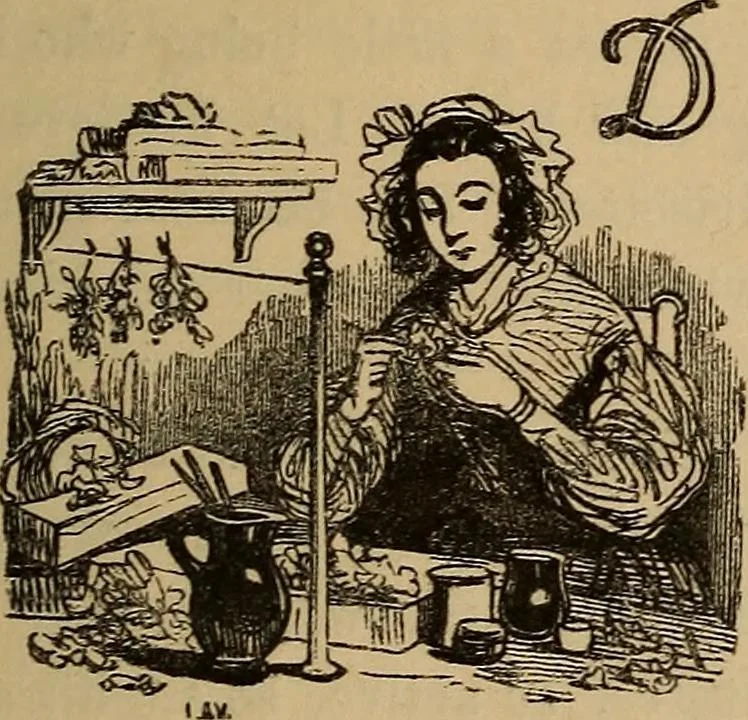 An illustration from Pictures of the French: a series of literary and graphic delineations of French character, 1840, leaf 58