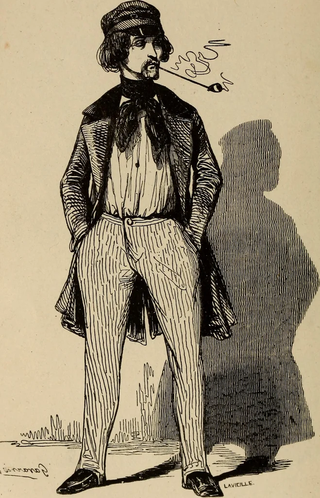 An illustration from Pictures of the French: a series of literary and graphic delineations of French character, 1840, leaf 67