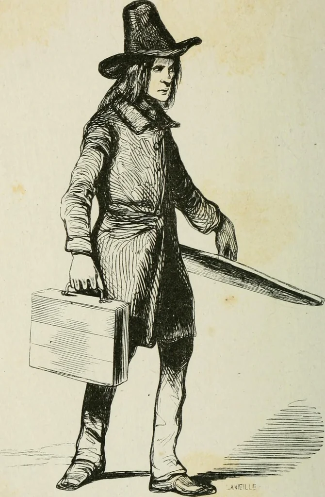 An illustration from Pictures of the French, a series of literary and graphic delineations of French character, 1840, leaf 101