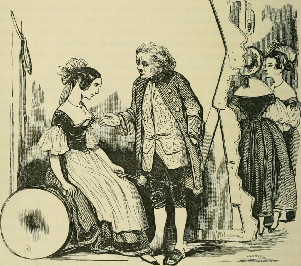 An illustration from Pictures of the French, a series of literary and graphic delineations of French character, 1840, leaf 147