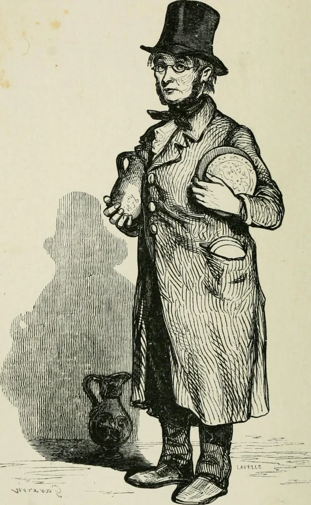 An illustration from Pictures of the French, a series of literary and graphic delineations of French character, 1840, leaf 149