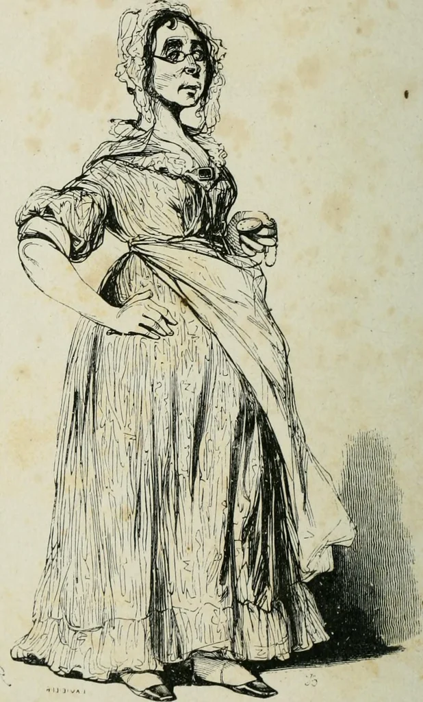 An illustration from Pictures of the French, a series of literary and graphic delineations of French character, 1840, leaf 169