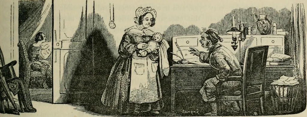 An illustration from Pictures of the French, a series of literary and graphic delineations of French character, 1840, leaf 170