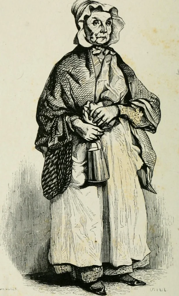 An illustration from Pictures of the French, a series of literary and graphic delineations of French character, 1840, leaf 179