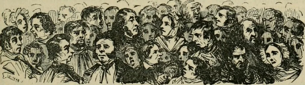 An illustration from Pictures of the French, a series of literary and graphic delineations of French character, 1840, leaf 198