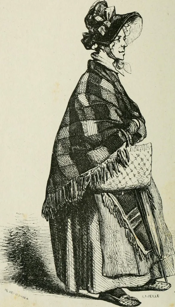 An illustration from Pictures of the French, a series of literary and graphic delineations of French character, 1840, leaf 203