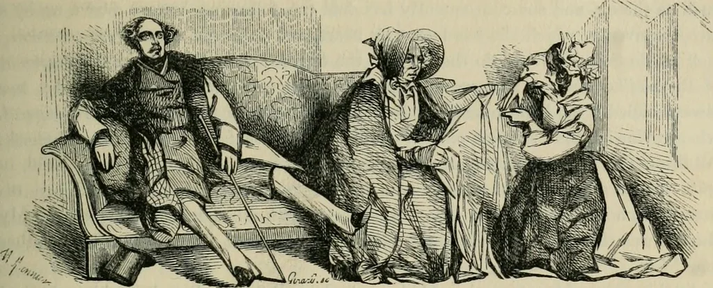 An illustration from Pictures of the French, a series of literary and graphic delineations of French character, 1840, leaf 204