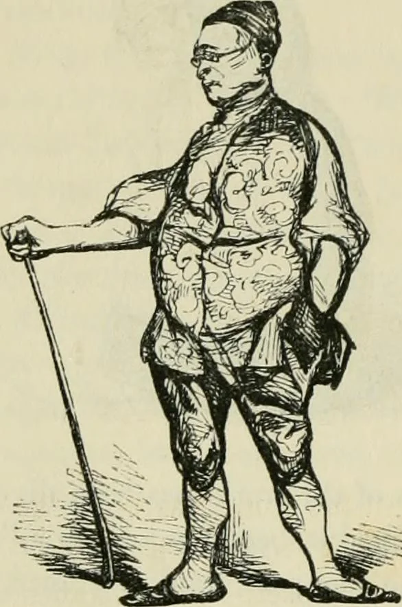 An illustration from Pictures of the French, a series of literary and graphic delineations of French character, 1840, leaf 211