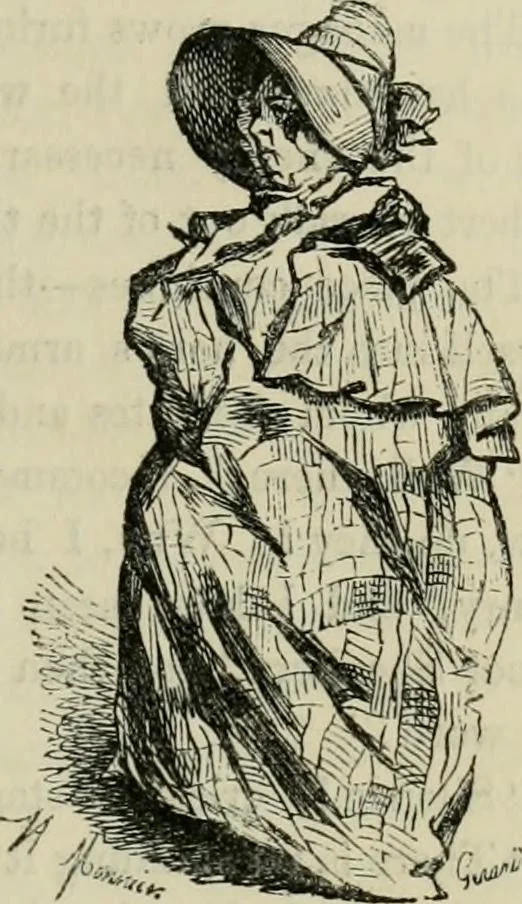 An illustration from Pictures of the French, a series of literary and graphic delineations of French character, 1840, leaf 214