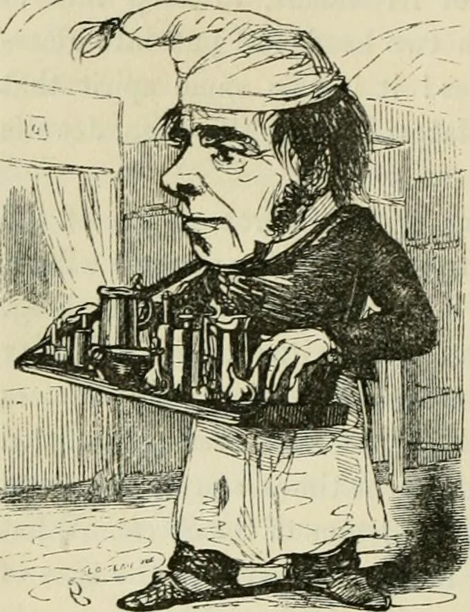 An illustration from Pictures of the French, a series of literary and graphic delineations of French character, 1840, leaf 257