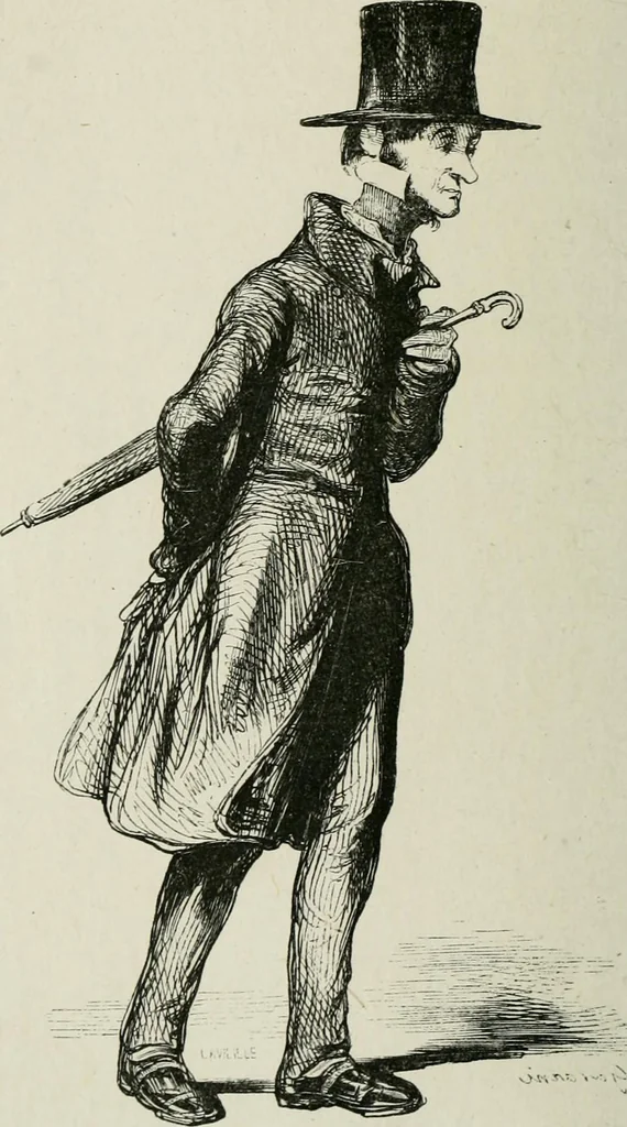 An illustration from Pictures of the French, a series of literary and graphic delineations of French character, 1840, leaf 263