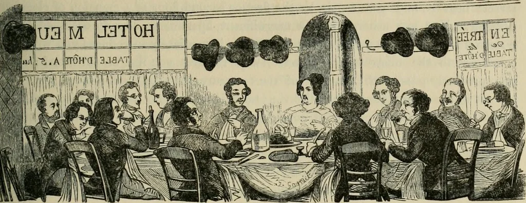 An illustration from Pictures of the French, a series of literary and graphic delineations of French character, 1840, leaf 274