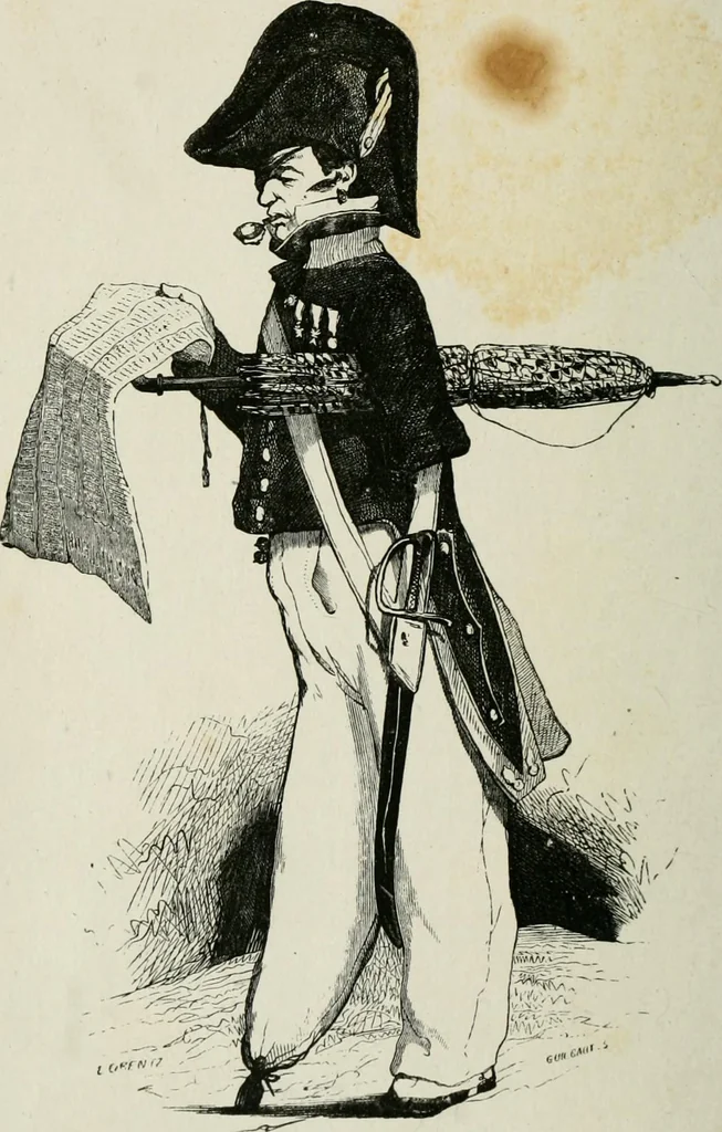 An illustration from Pictures of the French, a series of literary and graphic delineations of French character, 1840, leaf 283