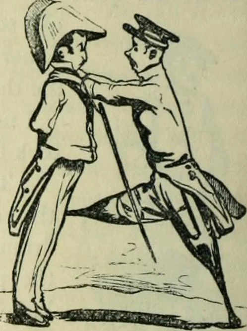 An illustration from Pictures of the French, a series of literary and graphic delineations of French character, 1840, leaf 289