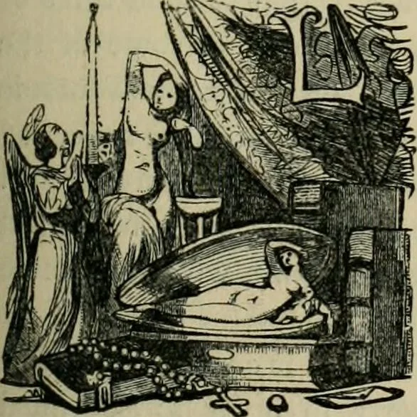 An illustration from Pictures of the French, a series of literary and graphic delineations of French character, 1840, leaf 294