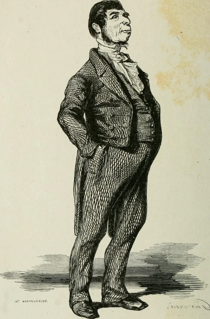 An illustration from Pictures of the French, a series of literary and graphic delineations of French character, 1840, leaf 313