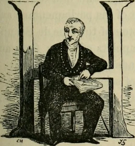 An illustration from Pictures of the French, a series of literary and graphic delineations of French character, 1840, leaf 314