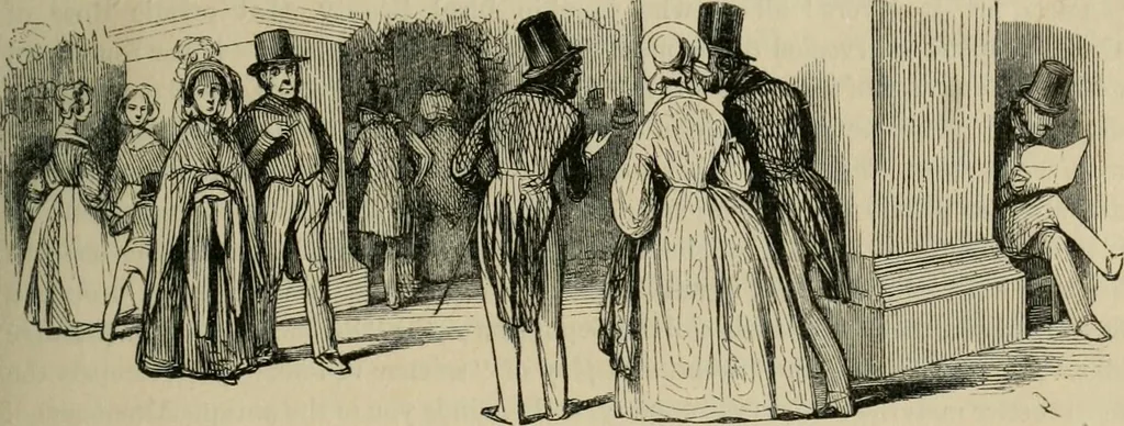 An illustration from Pictures of the French, a series of literary and graphic delineations of French character, 1840, leaf 32