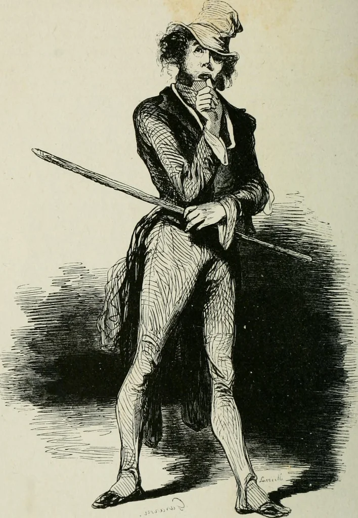 An illustration from Pictures of the French, a series of literary and graphic delineations of French character, 1840, leaf 333