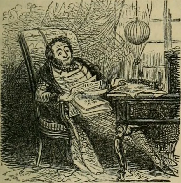 An illustration from Pictures of the French, a series of literary and graphic delineations of French character, 1840, leaf 334