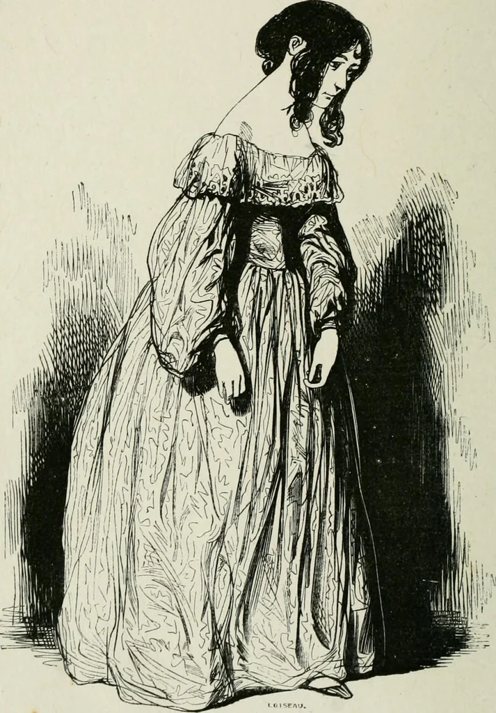 An illustration from Pictures of the French, a series of literary and graphic delineations of French character, 1840, leaf 343