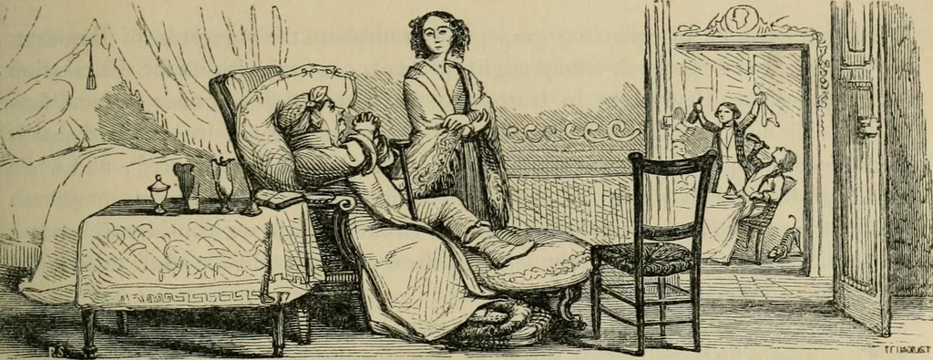 An illustration from Pictures of the French, a series of literary and graphic delineations of French character, 1840, leaf 344