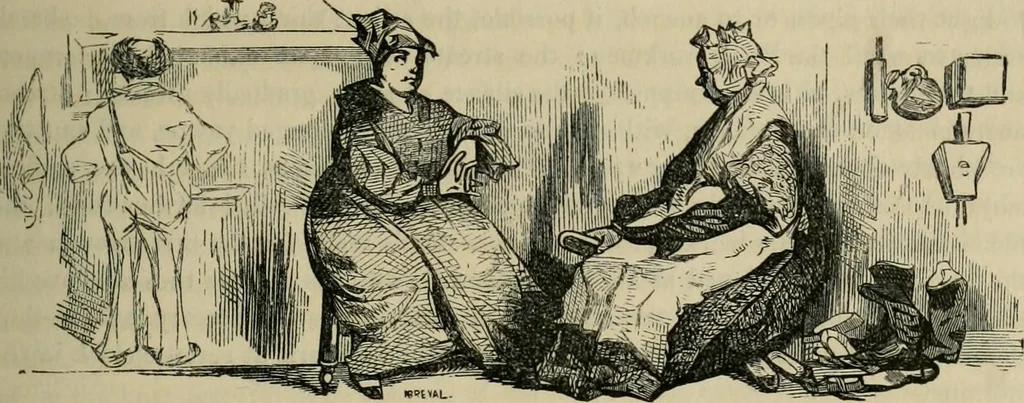 An illustration from Pictures of the French, a series of literary and graphic delineations of French character, 1840, leaf 362