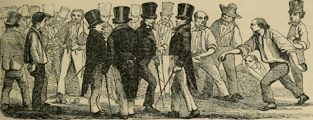 An illustration from Pictures of the French, a series of literary and graphic delineations of French character, 1840, leaf 372