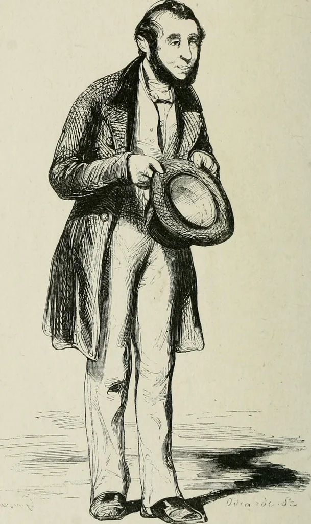 An illustration from Pictures of the French, a series of literary and graphic delineations of French character, 1840, leaf 379