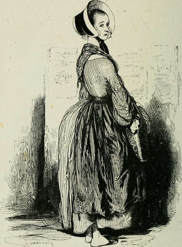An illustration from Pictures of the French, a series of literary and graphic delineations of French character, 1840, leaf 401