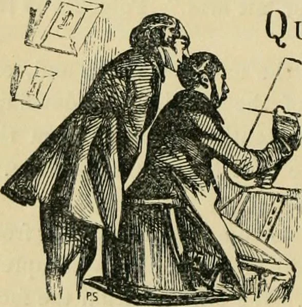 An illustration from Pictures of the French, a series of literary and graphic delineations of French character, 1840, leaf 405