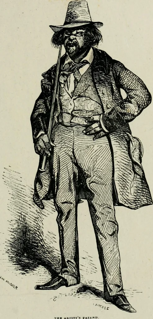 An illustration from Pictures of the French, a series of literary and graphic delineations of French character, 1840, leaf 406