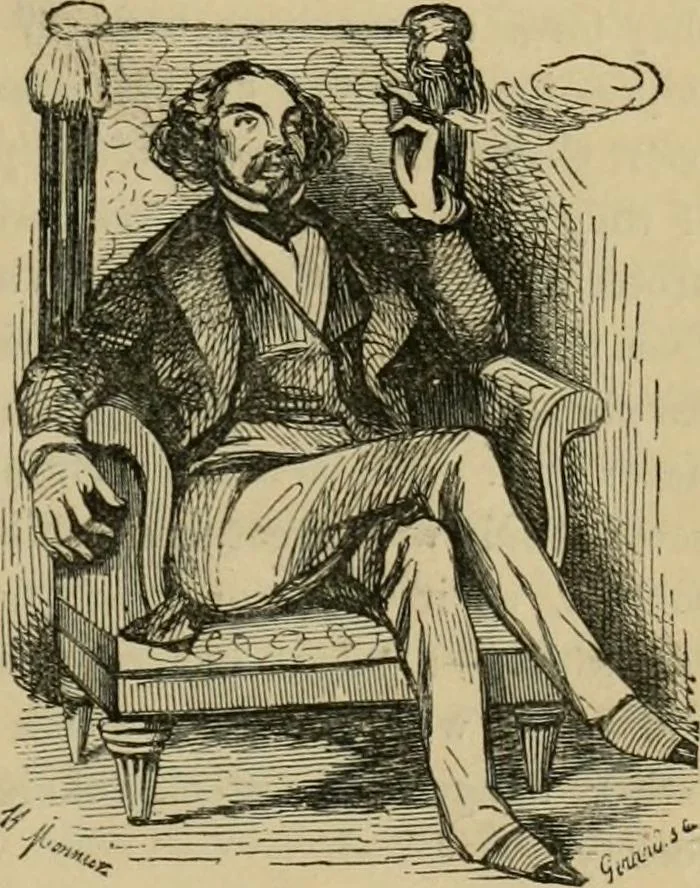 An illustration from Pictures of the French, a series of literary and graphic delineations of French character, 1840, leaf 410
