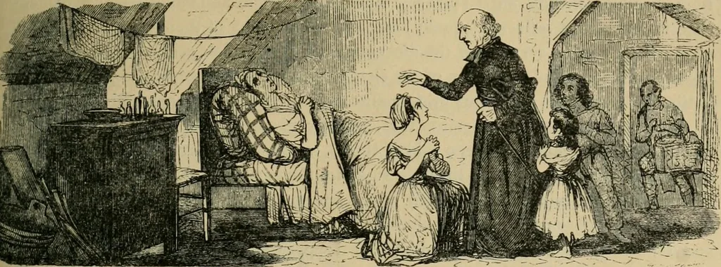 An illustration from Pictures of the French, a series of literary and graphic delineations of French character, 1840, leaf 422