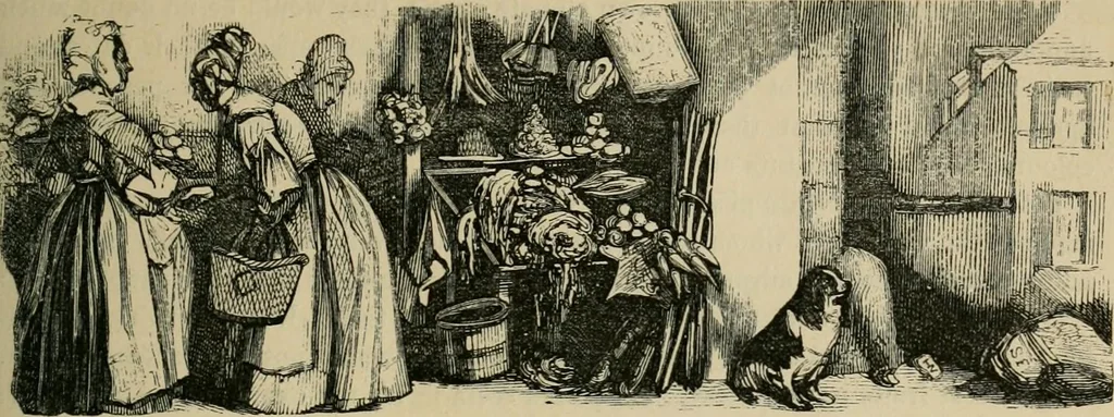 An illustration from Pictures of the French, a series of literary and graphic delineations of French character, 1840, leaf 432