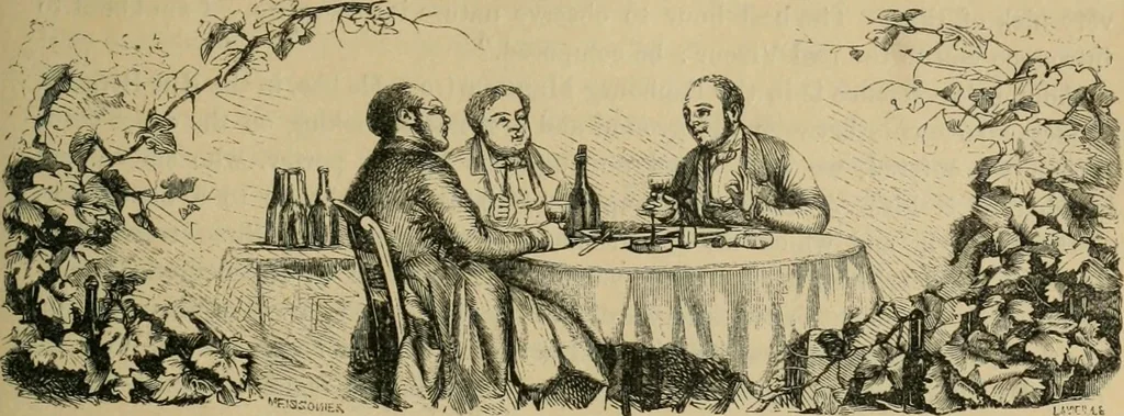 An illustration from Pictures of the French, a series of literary and graphic delineations of French character, 1840, leaf 442