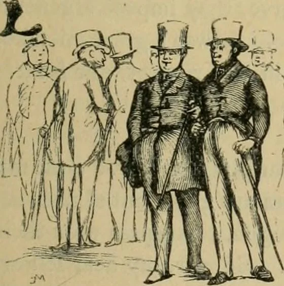 An illustration from Pictures of the French, a series of literary and graphic delineations of French character, 1840, leaf 442