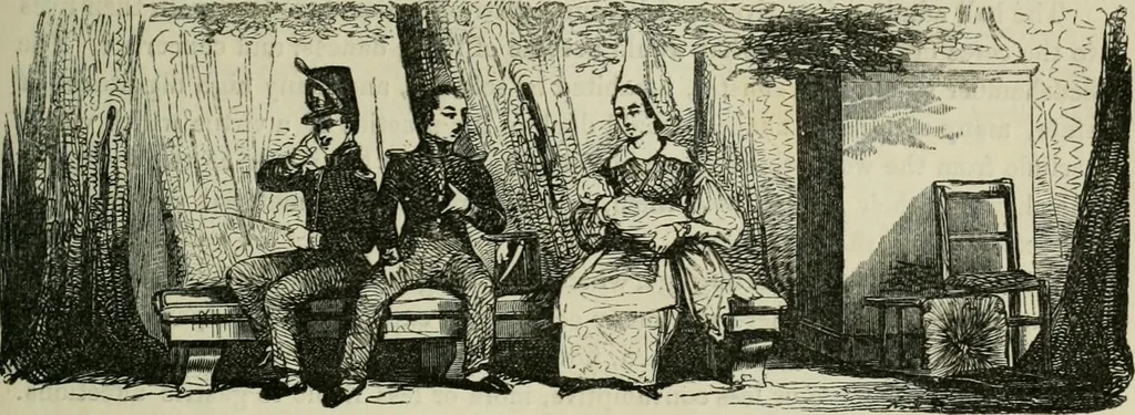 An illustration from Pictures of the French, a series of literary and graphic delineations of French character, 1840, leaf 452