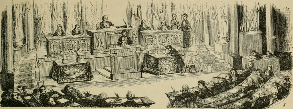 An illustration from Pictures of the French, a series of literary and graphic delineations of French character, 1840, leaf 470