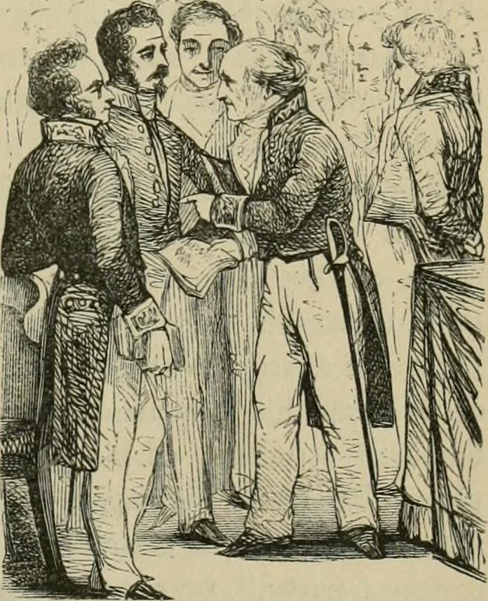 An illustration from Pictures of the French, a series of literary and graphic delineations of French character, 1840, leaf 476