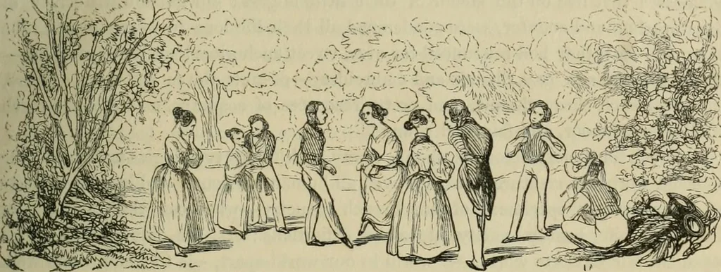 An illustration from Pictures of the French, a series of literary and graphic delineations of French character, 1840, leaf 52