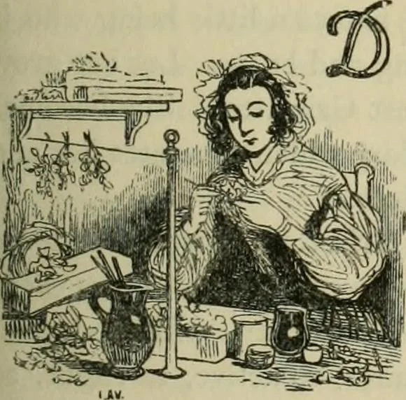 An illustration from Pictures of the French, a series of literary and graphic delineations of French character, 1840, leaf 52