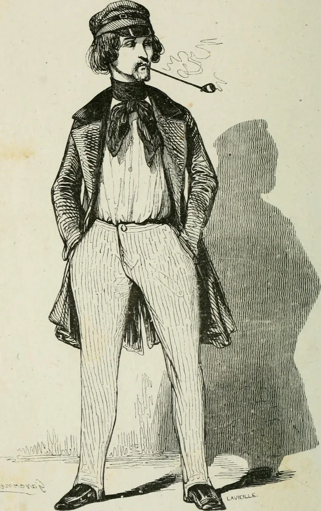 An illustration from Pictures of the French, a series of literary and graphic delineations of French character, 1840, leaf 61