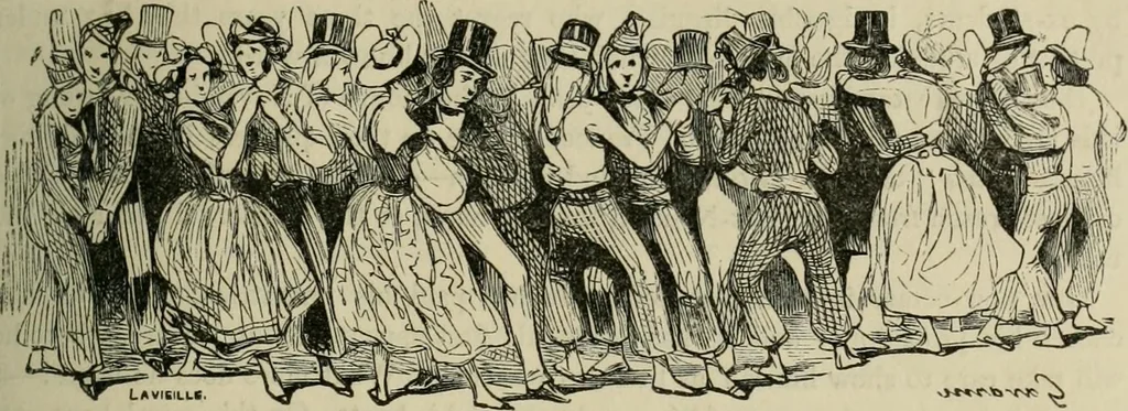 An illustration from Pictures of the French, a series of literary and graphic delineations of French character, 1840, leaf 62