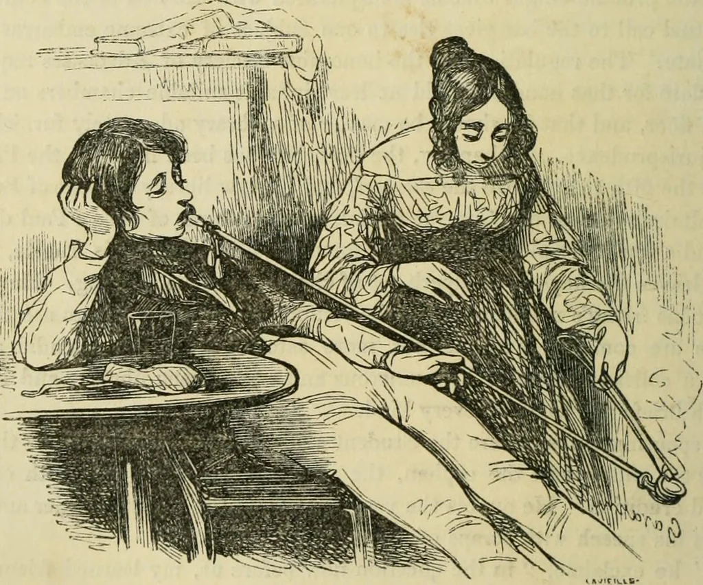 An illustration from Pictures of the French, a series of literary and graphic delineations of French character, 1840, leaf 69
