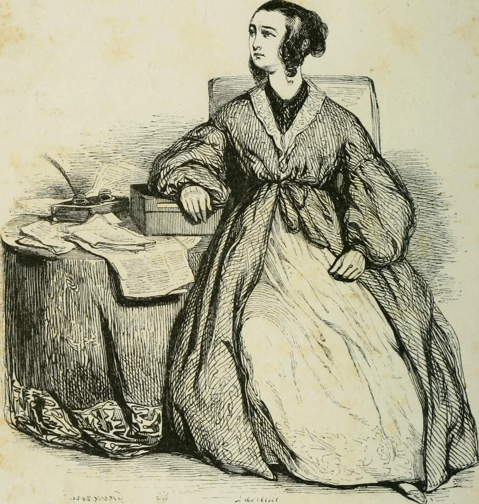 An illustration from Pictures of the French, a series of literary and graphic delineations of French character, 1840, leaf 71