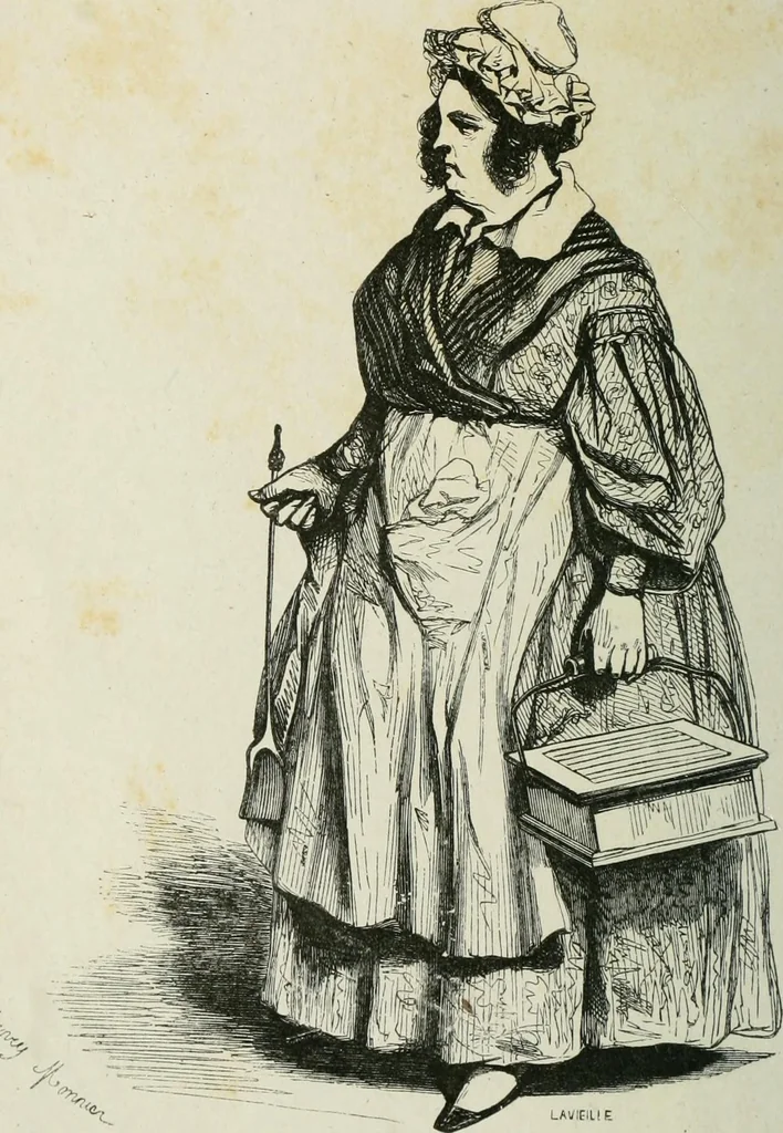 An illustration from Pictures of the French, a series of literary and graphic delineations of French character, 1840, leaf 91