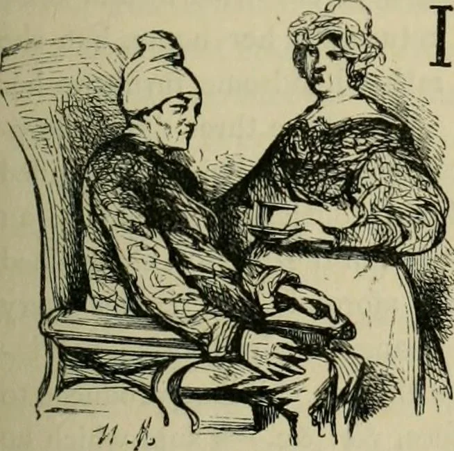 An illustration from Pictures of the French, a series of literary and graphic delineations of French character, 1840, leaf 92