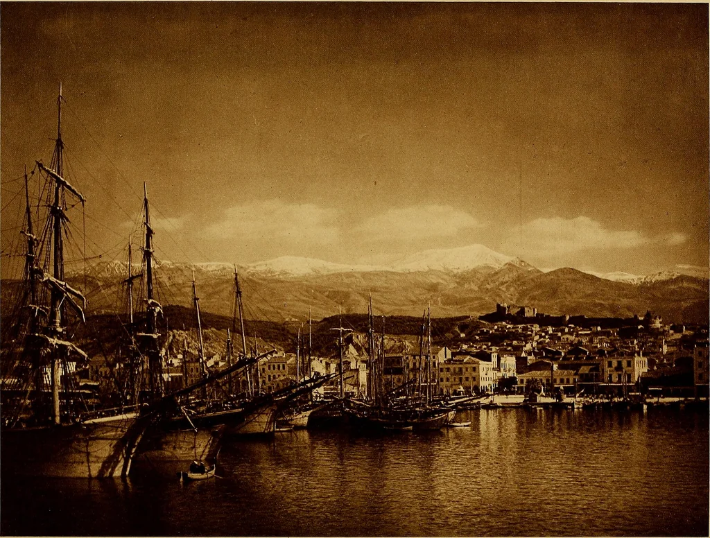 An illustration from ...Picturesque Greece architecture, landscape, life of the people, 1922, leaf 115
